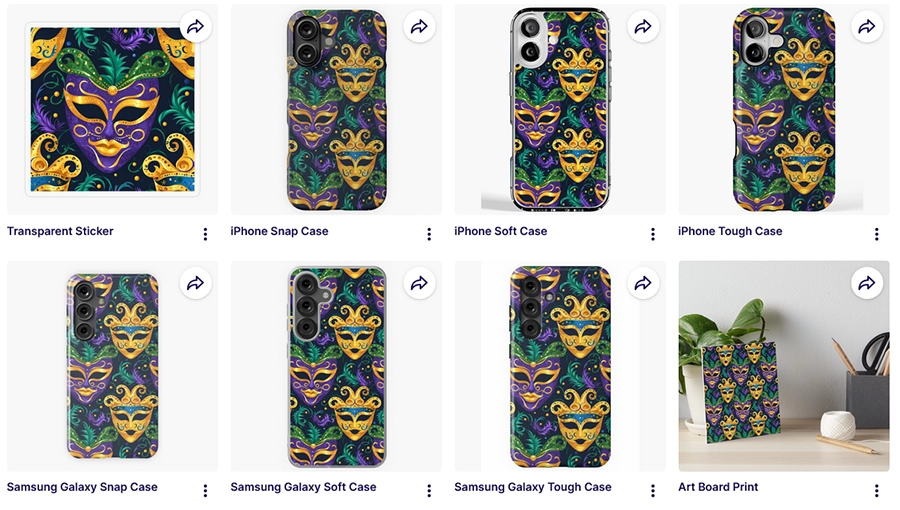 Perfect gift for Mardi Gras enthusiasts